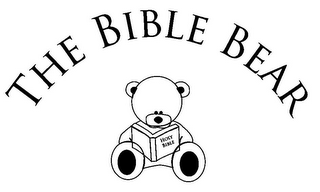 THE BIBLE BEAR HOLY BIBLE logo