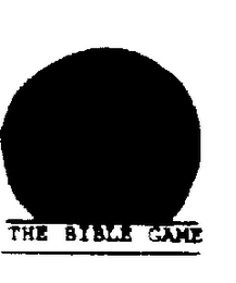 THE BIBLE GAME logo