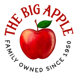 THE BIG APPLE FAMILY OWNED SINCE 1950 logo
