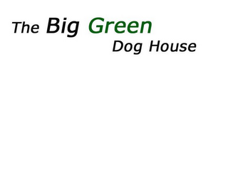 THE BIG GREEN DOG HOUSE logo