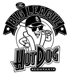 THE BIG LEAGUE HOT DOG COMPANY BL logo