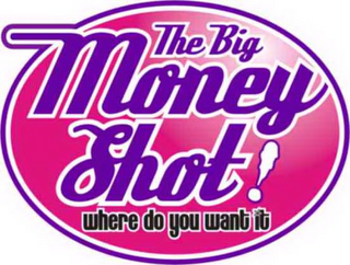 THE BIG MONEY SHOT! WHERE DO YOU WANT IT logo