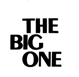 THE BIG ONE logo