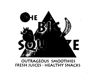 THE BIG SQUEEZE OUTRAGEOUS SMOOTHIES FRESH JUICES HEALTHY SNACKS logo