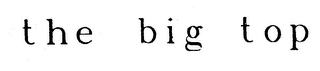 THE BIG TOP logo