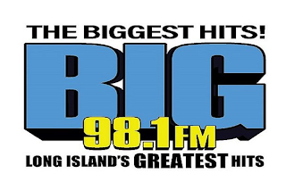 THE BIGGEST HITS! BIG 98.1 FM LONG ISLAND'S GREATEST HITS logo