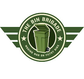 THE BIN BRIGADE WAGING WAR ON FILTHY BINS logo