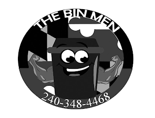 THE BIN MEN 240-348-4468 logo