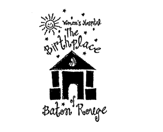 THE BIRTHPLACE OF BATON ROUGE WOMAN'S HOSPITAL logo