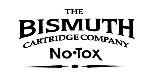 THE BISMUTH CARTRIDGE COMPANY NO-TOX logo