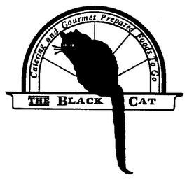 THE BLACK CAT CATERING AND GOURMET PREPARED FOODS TO GO logo