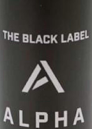 THE BLACK LABEL A ALPHA logo
