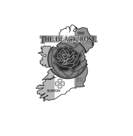 THE BLACK ROSE OF EIRE FOOTBALL CLUB (F.C.) OF BOSTON logo