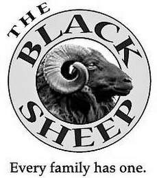THE BLACK SHEEP EVERY FAMILY HAS ONE. logo