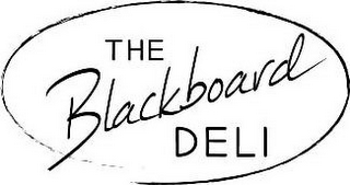 THE BLACKBOARD DELI logo
