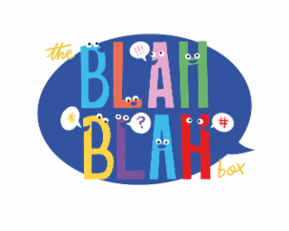 THE BLAH BLAH BOX !!! * ? # logo