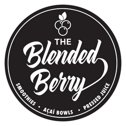 THE BLENDED BERRY SMOOTHIES · ACAI BOWLS · PRESSED JUICE logo