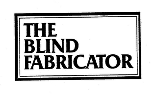 THE BLIND FABRICATOR logo