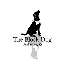 THE BLOCK DOG BLOCK ISLAND, RI logo