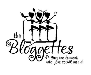 THE BLOGGETTES PUTTING THE LEGWORK INTO YOUR SOCIAL MEDIA! logo