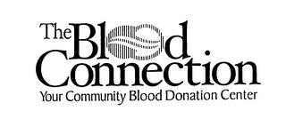 THE BLOOD CONNECTION YOUR COMMUNITY BLOOD DONATION CENTER logo