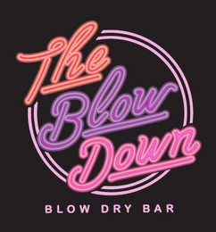THE BLOW DOWN BLOW DRY BAR logo