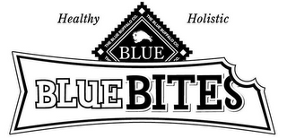 THE BLUE BUFFALO CO. BLUE BLUE BITES HEALTHY HOLISTIC logo
