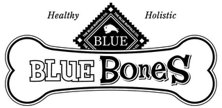 THE BLUE BUFFALO CO. BLUE BLUE BONES HEALTHY HOLISTIC logo