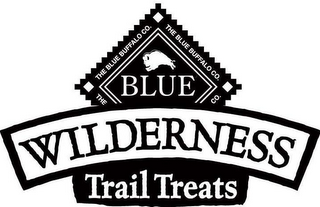 THE BLUE BUFFALO CO. BLUE WILDERNESS TRAIL TREATS logo