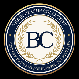 THE BLUE CHIP COLLECTIVE  ADVISORS TO PARENTS OF HIGH SCHOOL ATHLETES logo