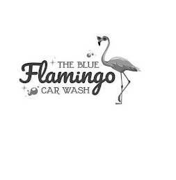 THE BLUE FLAMINGO CAR WASH logo