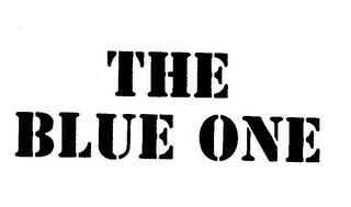 THE BLUE ONE logo