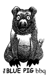 THE BLUE PIG BBQ logo