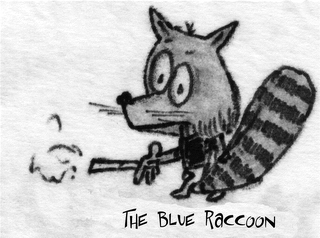 THE BLUE RACCOON logo