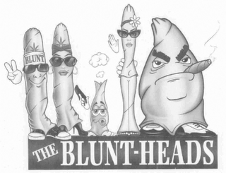 THE BLUNT-HEADS BLUNT logo