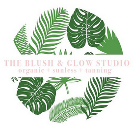 THE BLUSH & GLOW STUDIO ORGANIC + SUNLESS + TANNING logo