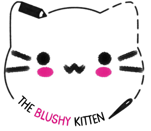 THE BLUSHY KITTEN logo