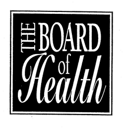 THE BOARD OF HEALTH logo