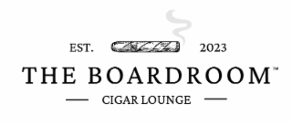 THE BOARDROOM CIGAR LOUNGE EST. 2023 logo