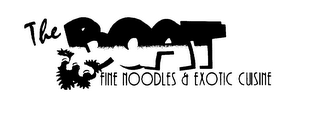 THE BOAT FINE NOODLES & EXOTIC CUSINE logo