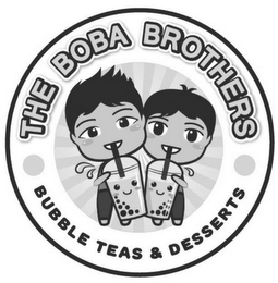 THE BOBA BROTHERS BUBBLE TEAS & DESSERTS logo