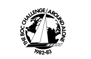 THE BOC CHALLENGE AROUND ALONE 1982-83 logo