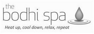 THE BODHI SPA HEAT UP, COOL DOWN, RELAX, REPEAT logo