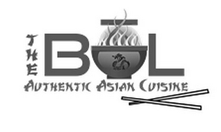 THE BOL AUTHENTIC ASIAN CUISINE logo