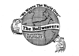 THE BOLLWEAVERS "WE WEAVE THE WORLD OVER" logo
