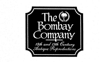 THE BOMBAY COMPANY 18TH AND 19TH CENTURY ANTIQUE REPRODUCTIONS logo