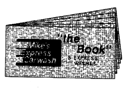 "THE BOOK" MIKE'S EXPRESS CARWASH S EXPRESS WASHES logo