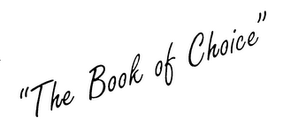 "THE BOOK OF CHOICE" logo