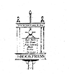 THE BOOKPRESS RARE BOOKS OLD PRINTS FINE EDITIONS MAPS HISTORY AMERICANA JOHN ROBERT CURTIS, JR. PROP. logo