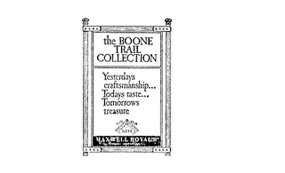THE BOONE TRAIL COLLECTION logo